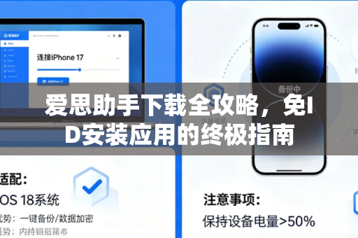 爱思助手下载全攻略，免ID安装应用的终极指南